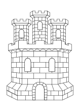 Turm einer Burg