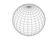 Gitternetz dreidimensionale Kugel