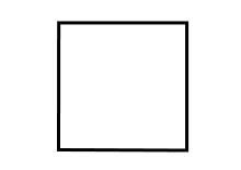 Quadrat - gleichseitiges Viereck