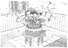 Geburtstag Kuchen Clown