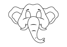 Elefanten-Maske