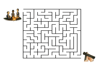 Labyrinth, Irrgarten Feuer
