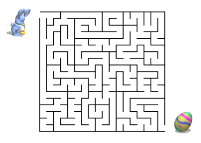 Labyrinth, Irrgarten Osterhase