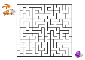 Labyrinth, Irrgarten Ostern