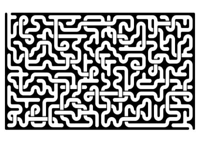Labyrinth, Irrgarten Gewoben