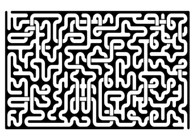 Labyrinth, Irrgarten Gewoben