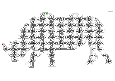 Labyrinth, Irrgarten Nashorn