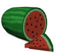 aufgeschnittene Melone