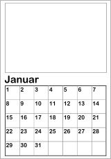 Malkalender jedes Jahr