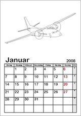 Monatskalender Vorlage 2025