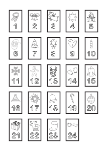 Adventskalender basteln