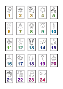 1-24 für Adventszeit