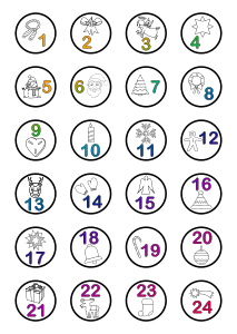 Adventskalender basteln