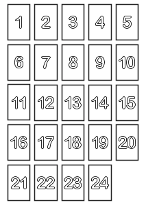 Adventkalender basteln