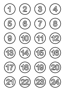 1-24 Vorlage Vorweihnachtszeit