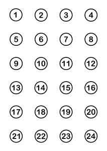 Zahlen Adventskalender