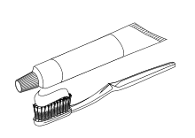Zahnbürste und Zahnpaste
