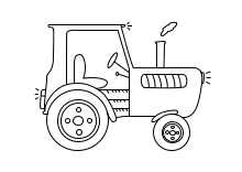 Bauernhof-Traktor