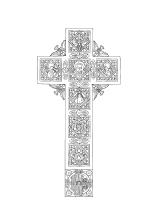 Kreuz mit Jesusbilder