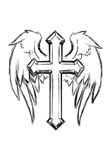 Kreuz mit Flügel