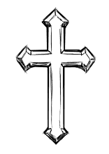 Ausmalbild Kreuz