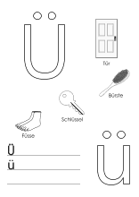 Erlernen des Umlautes Ü