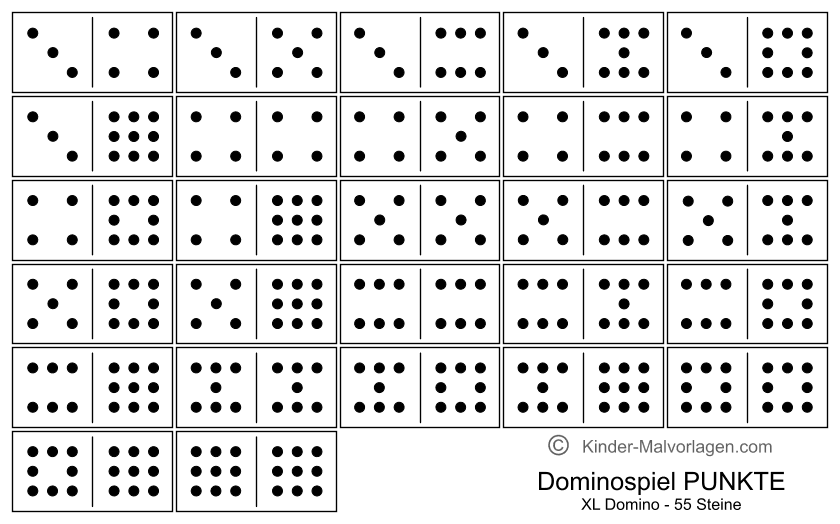 Domino Spiel Ausdrucken Vorlagen