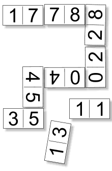 Zahlen Domino