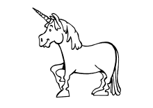 Unicorn ruht sich aus