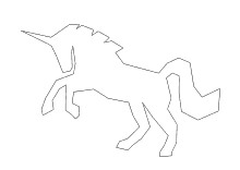 Ausmalbild Einhorn Fabelwesen Einhorner Unicorn
