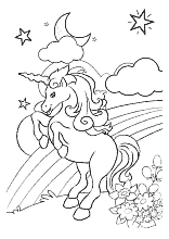 Ausmalbild Einhorn Fabelwesen Einhorner Unicorn