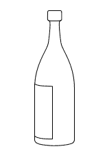 Malvorlagen Glasflasche