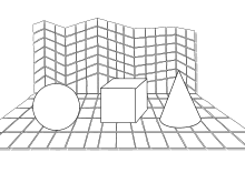 3D-Ebene Kugel Kegel Würfel