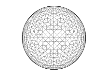 Gitternetz dreidimensionale Kugel