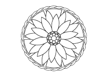 Blumen Mandala