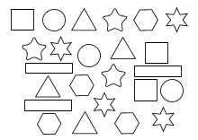 Für kleine Kinder - Lernvorlagen Geometrische Formen
