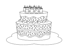 Geburtstag Kuchen Kerzen