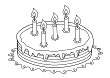 Geburtstag Kuchen 5 Kerzen