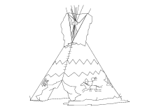 Indianerzelt Tipi