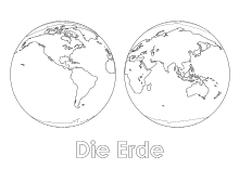 Die Erde Globus