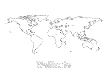 Featured image of post Weltkarte Zum Ausdrucken Kostenlos Europakarten und kontinente ausdrucken ausmalen