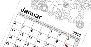 Kinderkalender zum selber basteln