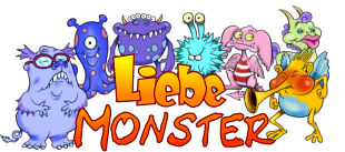 Liebe Monster Ausmalbilder