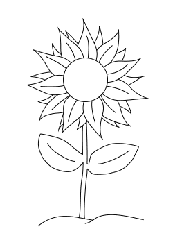 Druckvorlage Blumenkarte
