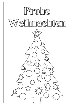 Kostenlose Weihnachtskarten Zum Ausdrucken Und Ausmalen