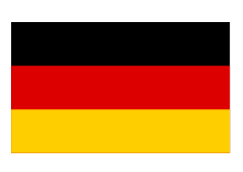 Deutschlandflagge im DIN A4-Format