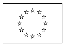 Europaflagge im DIN A4-Format