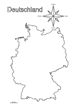 Vorlage Landesgrenzen Deutschland
