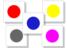 Farben lernen mit Memo-Karten
