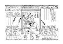 Ausmalbild Ägyptische Mythologie